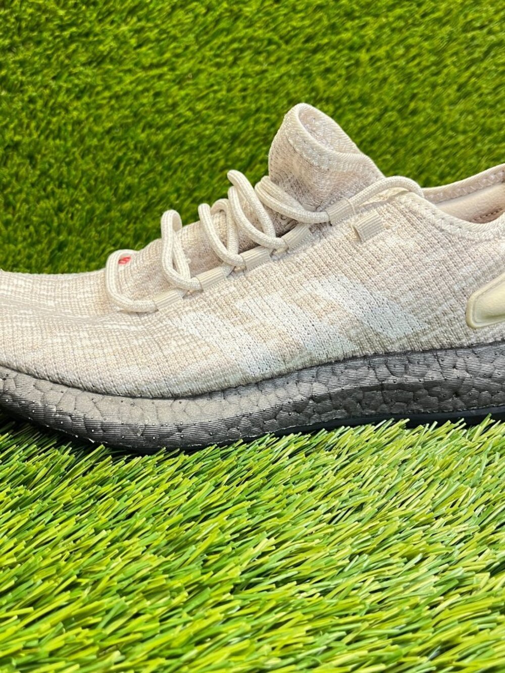 Adidas PureBoost Mens Size 8 Clear Brown Athletic Running Walking Shoes Sneakers - Picture 3 of 11